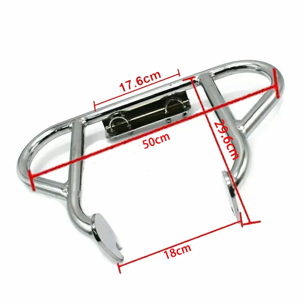 Motorcycle Spare Engine Guard Crash Bar Left Right Bumper Protector Silver Fit For Yamaha Virago XV250 1995 Highway Freeway Bar