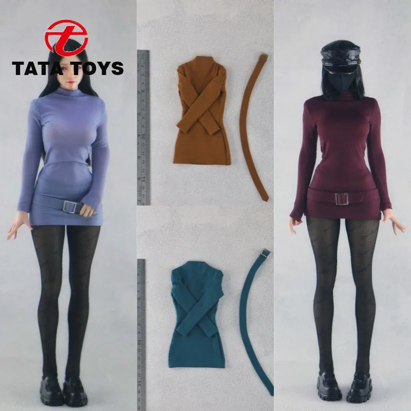 

1/6 scale female Slim-fit waist-cinching stretch versatile base top fit 12'' inches action figure doll