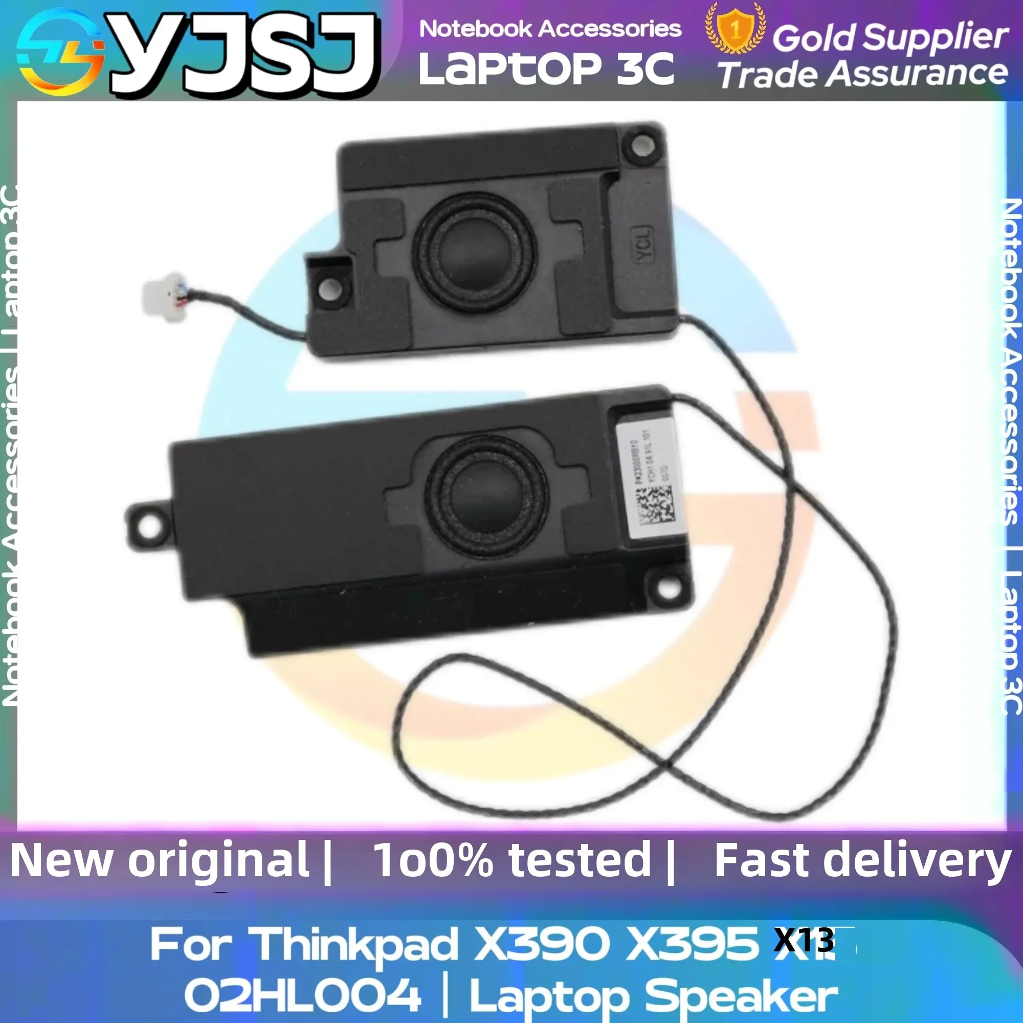 New GENUINE Original Laptop Speaker For lenovo ThinkpadX13 X390 X395 built-in speaker horn audio PK23000RBV0 SSB0A39502 02HL002 - Image 4