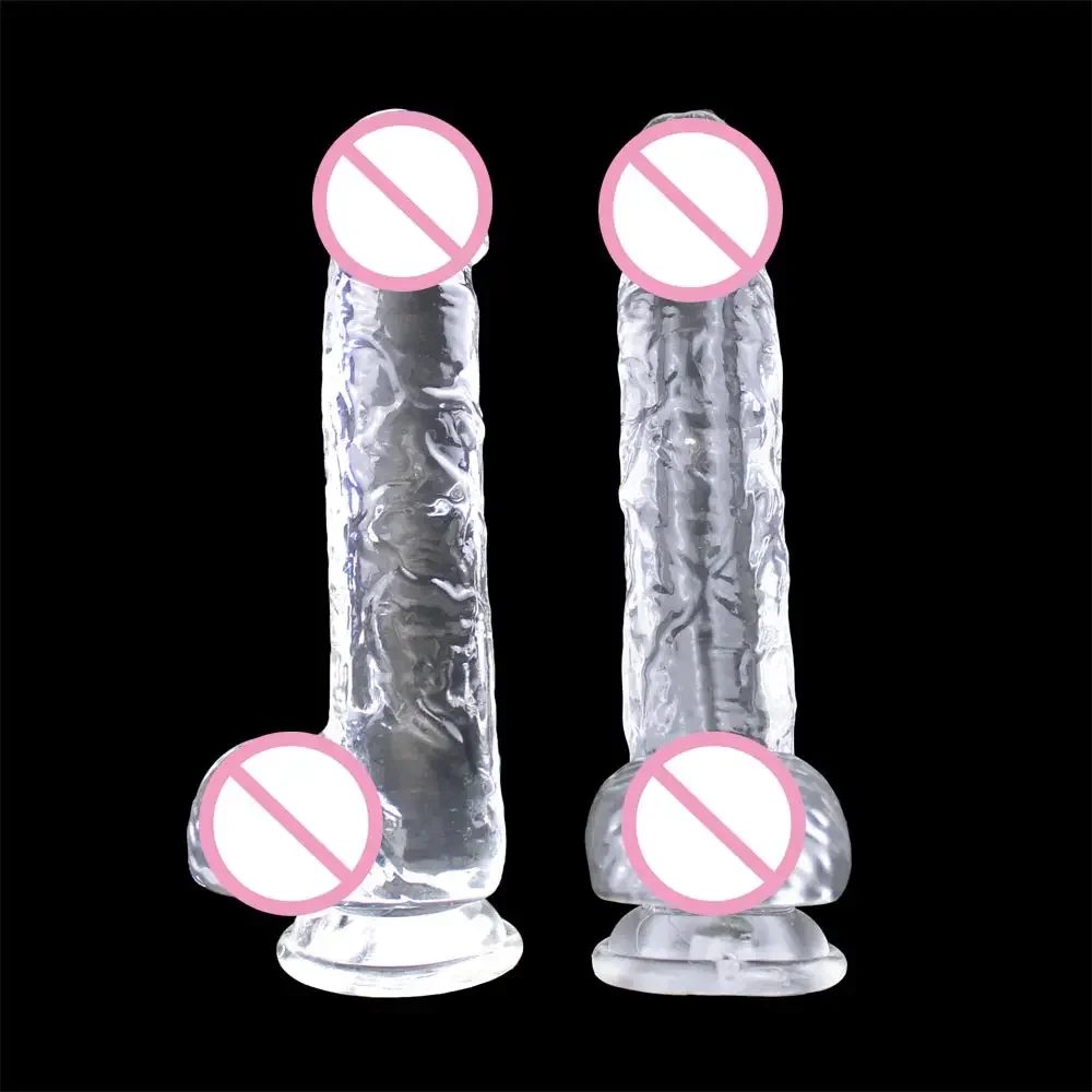 Transparent 3d Women Silicone Anal Huge Dildo Pussy God Woman Point G Didlo Vibrator Men Costume Segriears Bed Cool Chikubi