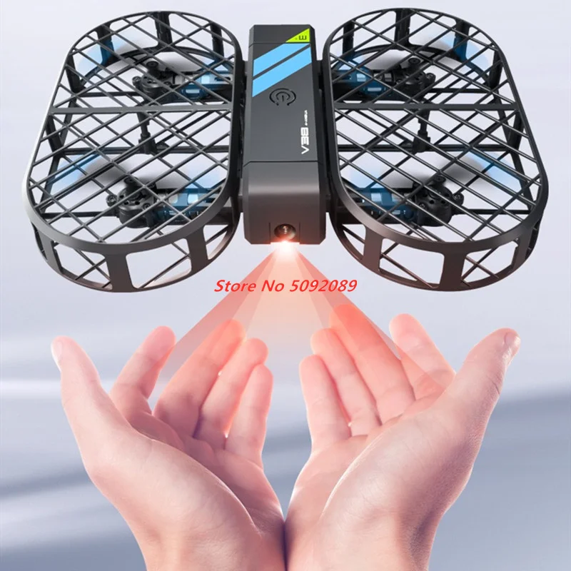 Mini 8K Drone 8K HD Camera Aerial Photography WIFI Grid Aircraft Full Protection Pocket UVA Fixed Height RC Drone Boy Gift Toys