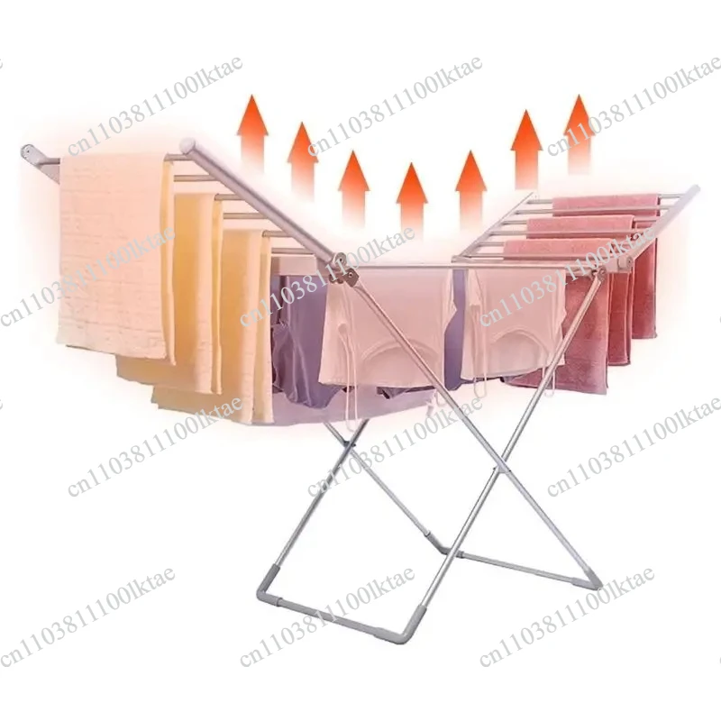 Foldable Heated Electric Clothes Drying Rack, Electric Airer Clothes Drying Rack Foldable Clothes-dryer Rack for Indoor