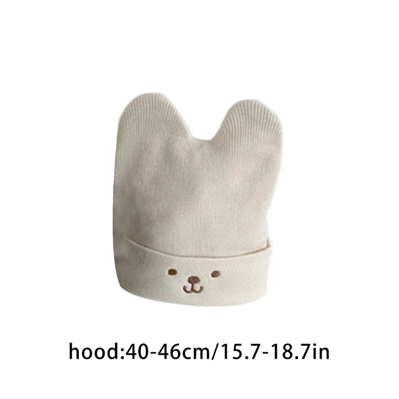 Knit Hat with Earflaps Newborn Warm Hats Protect Your Baby Ears from the Cold