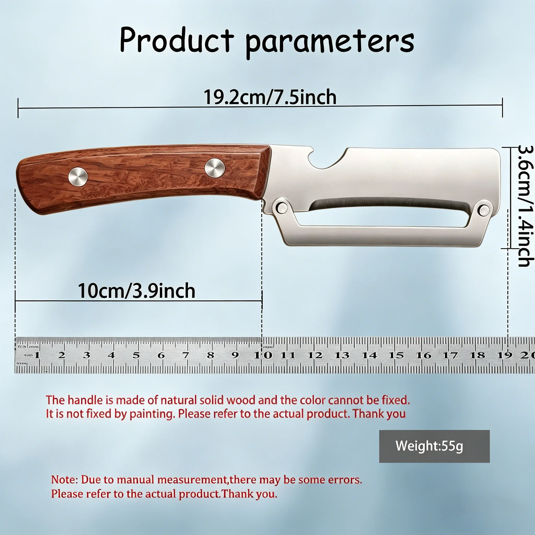 Portable Outdoor Peeler High Quality Peeling Knife Potato Hard Skin Scraper Household Kitchen Fruit Vegetable Cooking Tool