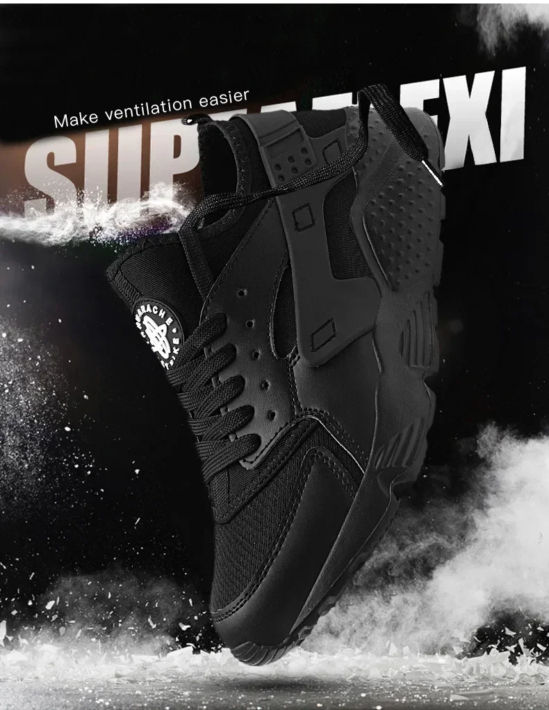 Sommerliche Herren-Freizeitschuhe mit atmungsaktiver Mesh-Oberfläche, leichtem, weichem Boden und trendigem Design – Lauf- und Sportschuhe für Herren aus China – Detail 11