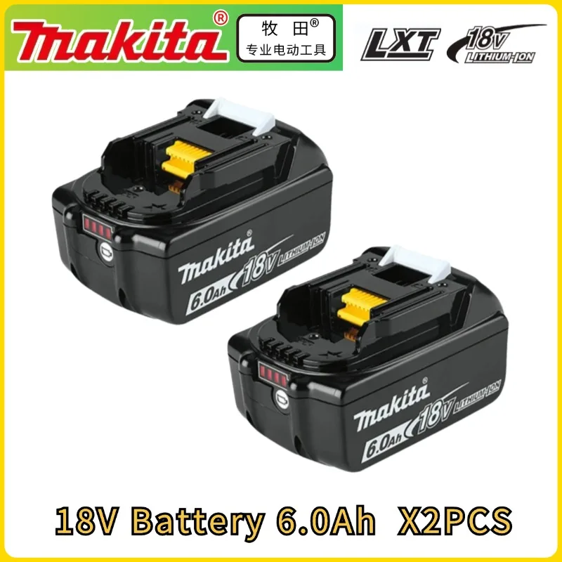 

100% original Makita 18V 6.0Ah Rechargeable Battery ,For Makita BL1830 BL1830B BL1840 BL1840B BL1850 BL1850B Power Tools Battery