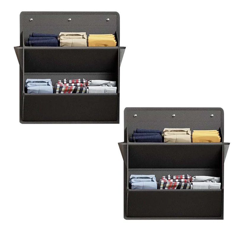 

A64T-2 Pack RV Shoe Storage With Sticky Adhesive Tape, Over The Door Shoe Rack,Wall Hanging Shoe Organizer With Pockets
