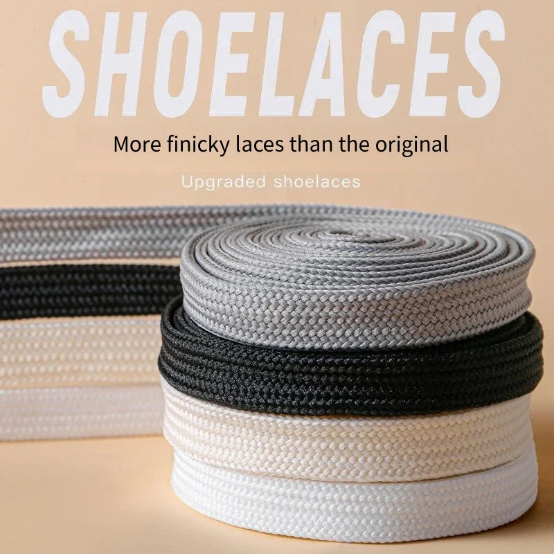 4Pair Rope Shoelace for Shoes Double Shoe Laces Casual Sneakers Flat Shoelaces 100/120/140/160CM Shoe Accessories