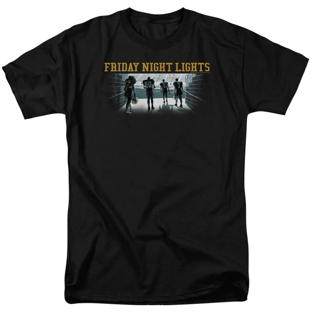 Friday Night Lights Game Time Logo T Shirt Mens Licensed Classic TV Show Black