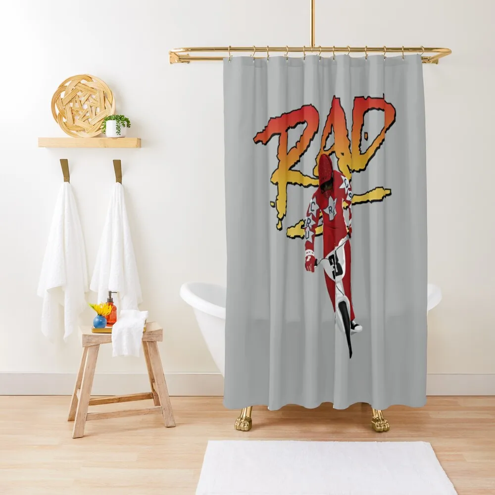 

Cru Jones Rad Shower Curtain Waterproof Bath And Anti-Mold Anime Bathroom Waterproof Fabric Bathroom Bathroom Accessory Curtain