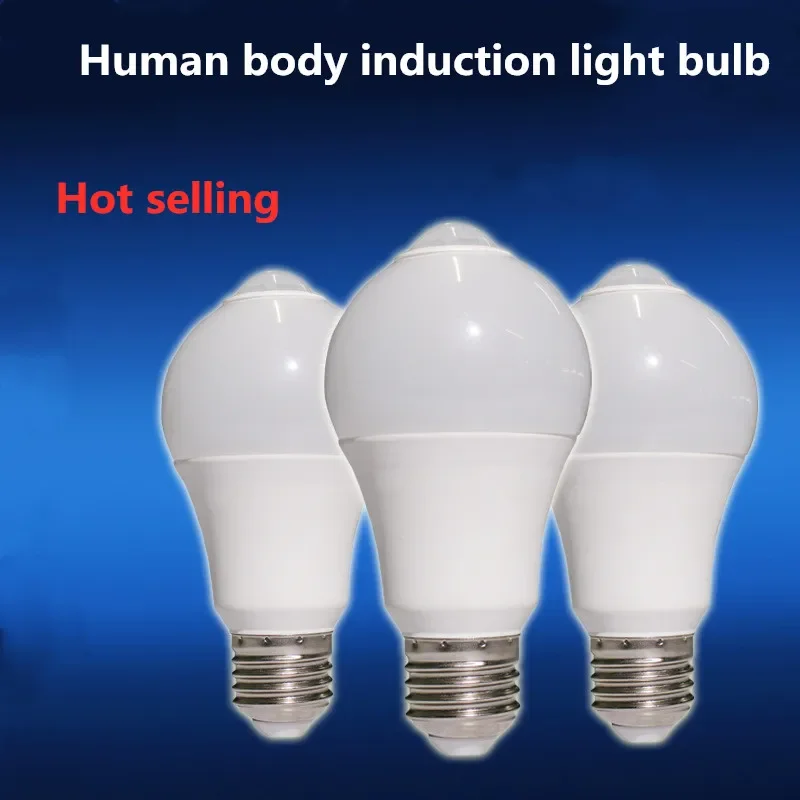 

Pop 5W 7W 9W 12W 18W Ampoule LED E27 Sensor Radar Light Bulb 220V PIR Motion Sensor Smart LED Lamp Auto OFF/ON 6500K