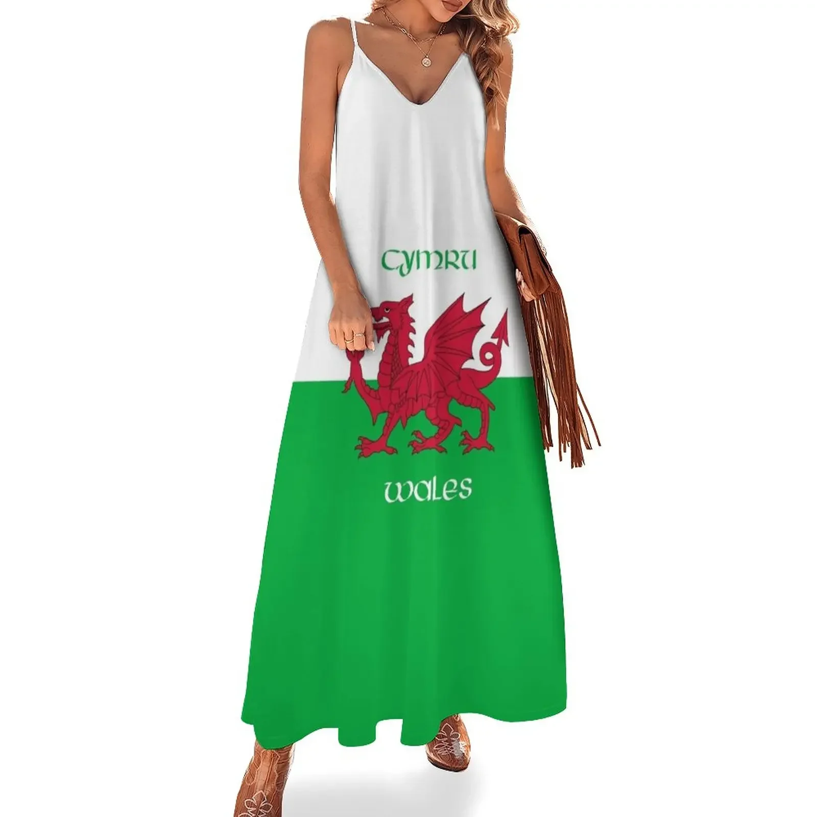 

Cymru / Wales - The Welsh Dragon Flag Sleeveless Dress sexy dress for women Cocktail of dresses Dress for pregnant women