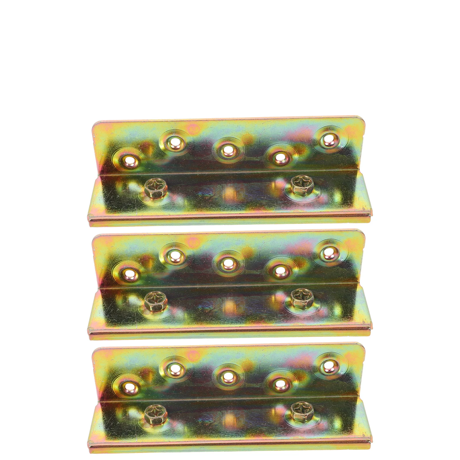 

4pcs Rail Brackets Metal Bed Frame Connector Bracket For Headboard Footboard Bedroom Furniture Upgrade Bed Frame Spare Parts