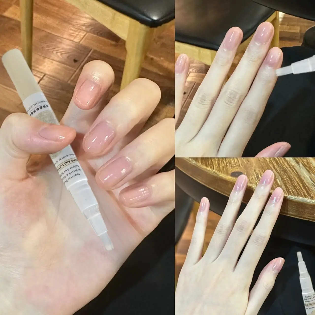 Pinkyfocus Hand Essence Oil Pen Type Moisturizing Nourish Nails Cuticles Non Greasy for Daily Manicure