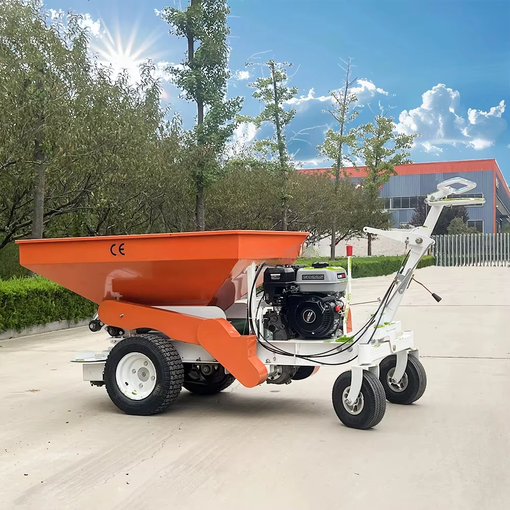 

Multi-function Fertilizer Spreader Seeding Salt Spreader Large Capacity Disc Rotary Lawn Spreader For Garden Farm Court