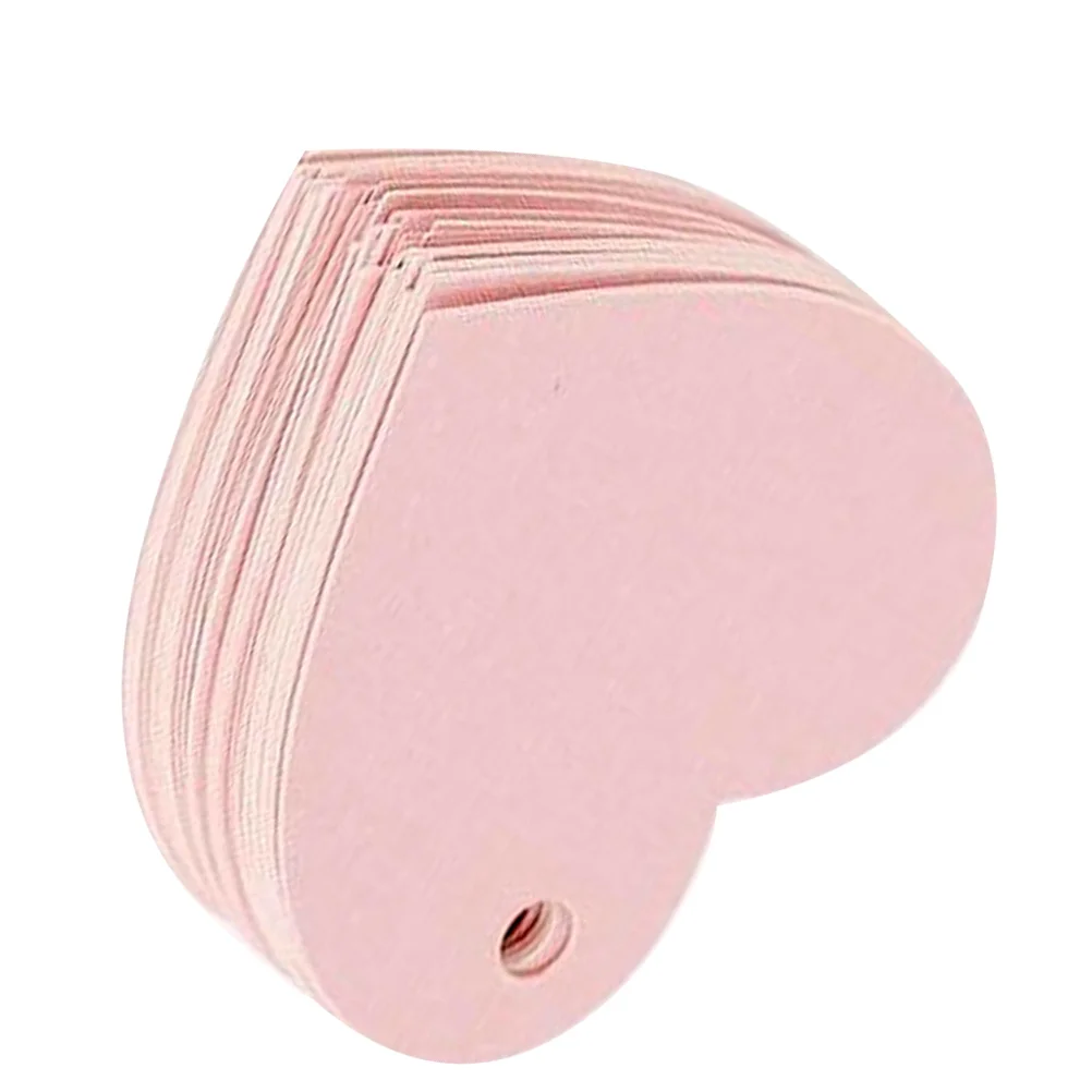 50 قطعة من بطاقات الرغبات على شكل قلب وردي يمكنك صنعها بنفسك علامات معلقة لتزيين هدايا عيد الحب والمشروعات اليدوية وحفلات الزفاف وزخرفة شجرة الكريسماس