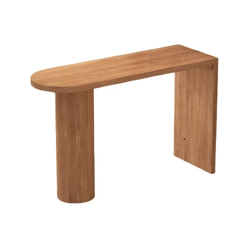 Living room partition creative high table by window modern bar integrated dining table