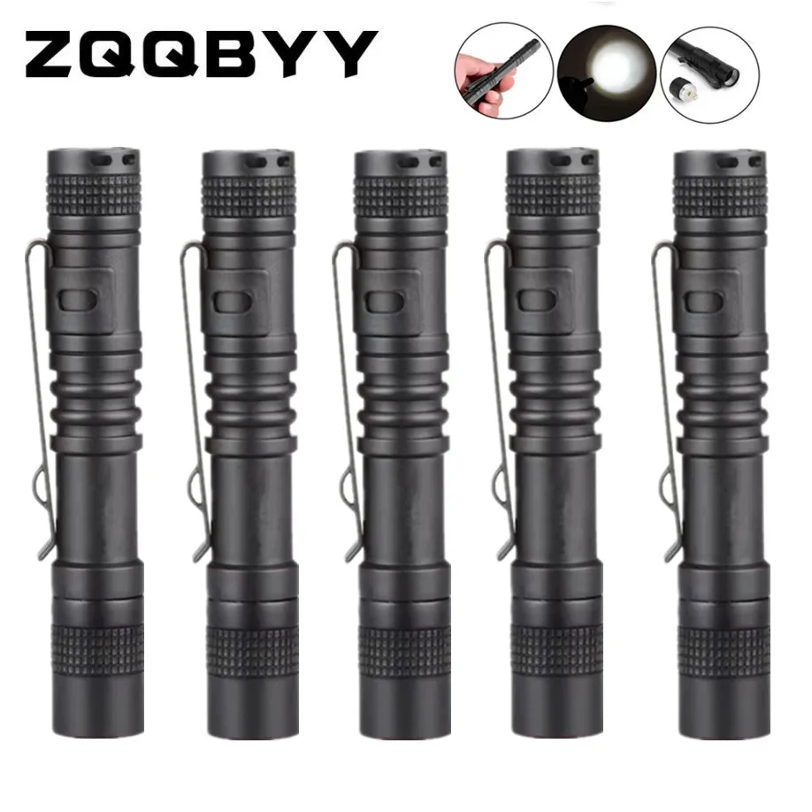 10 Pcs LED Camping Fishing Flashlight Pen Light Mini Portable led Tactical Flashlight For The Dentist for Hiking Torch Lantern