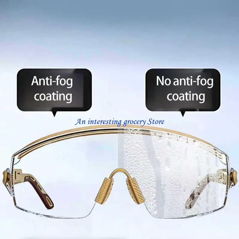 

652D Clear Adjustable Frame Eyeglasses Impact Resistant for Cycling Skiing Running