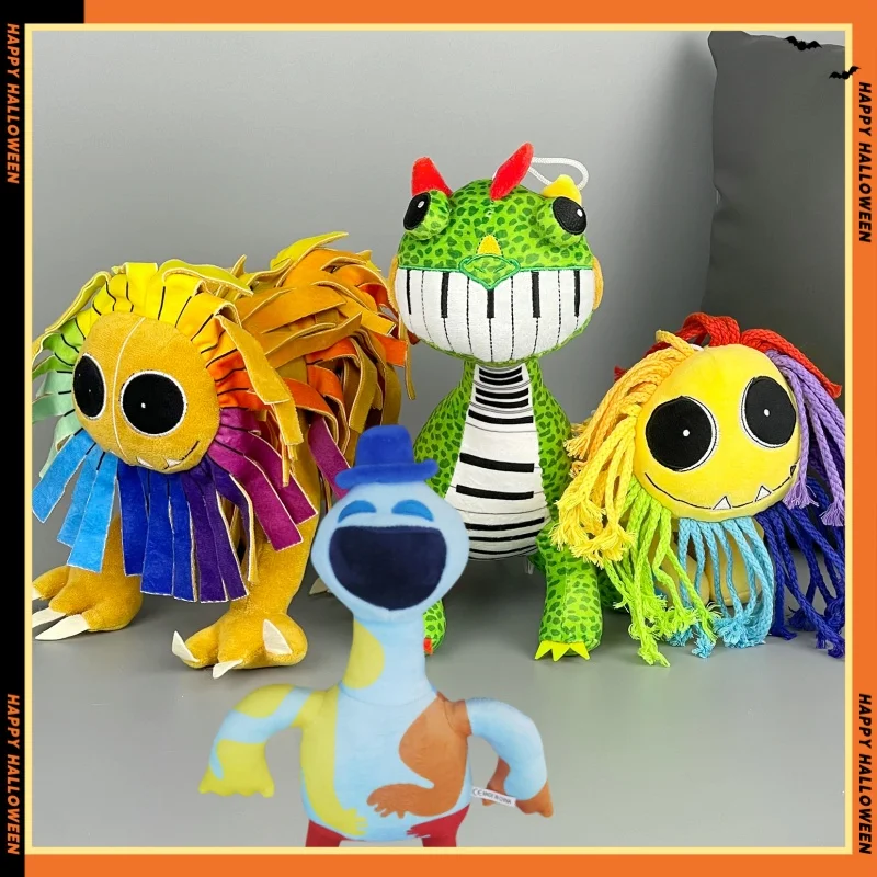 Yarnabys Colorful Lion Plushies Toy Amazing Digital Circus Anime Figure Skeleton Lion Soft Stuffed Animal Doll toys Kids Gift