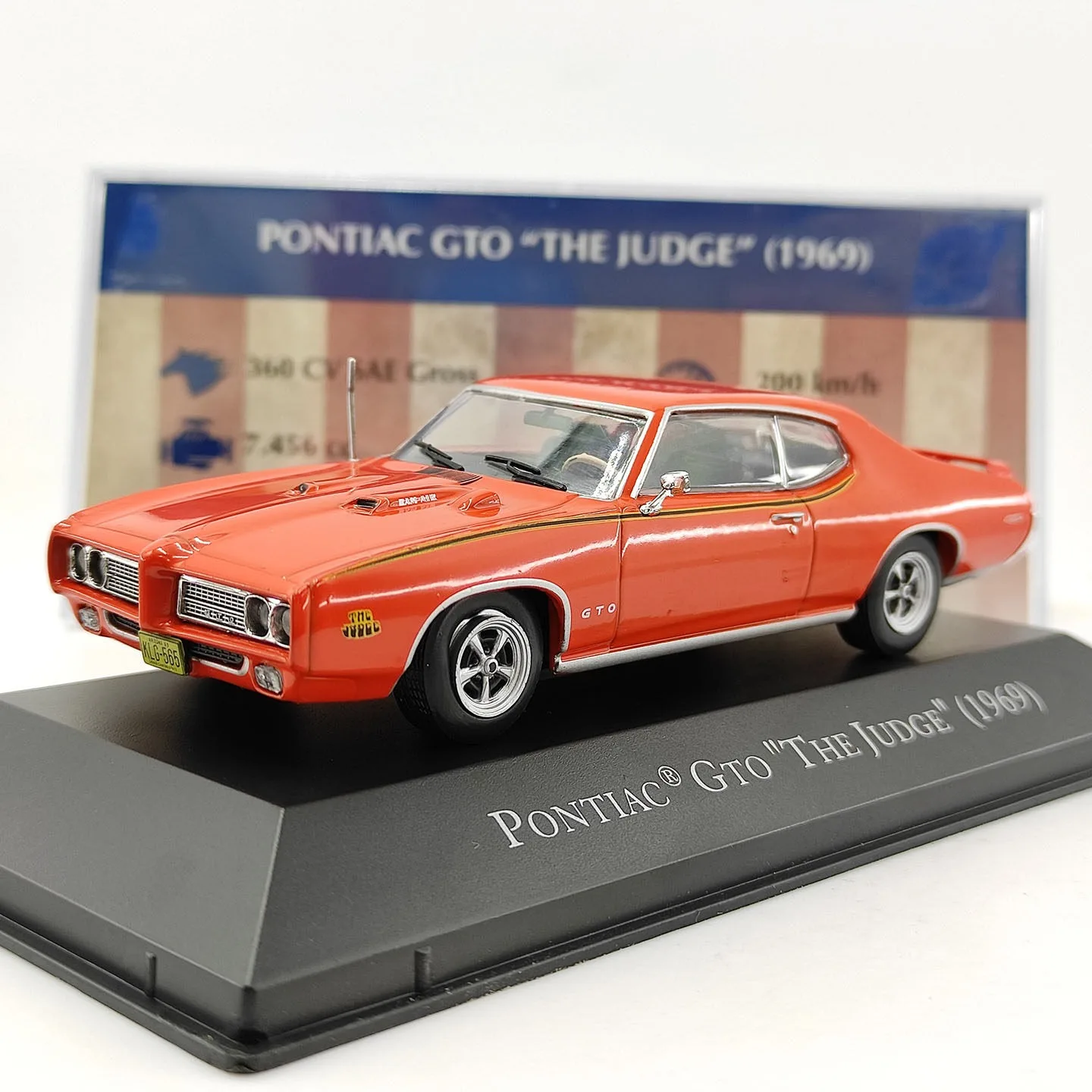 Modelo de Auto de Aleación a Escala 1:43 de Pontiac GTO "The Judge" 1969 de Diecast IXO