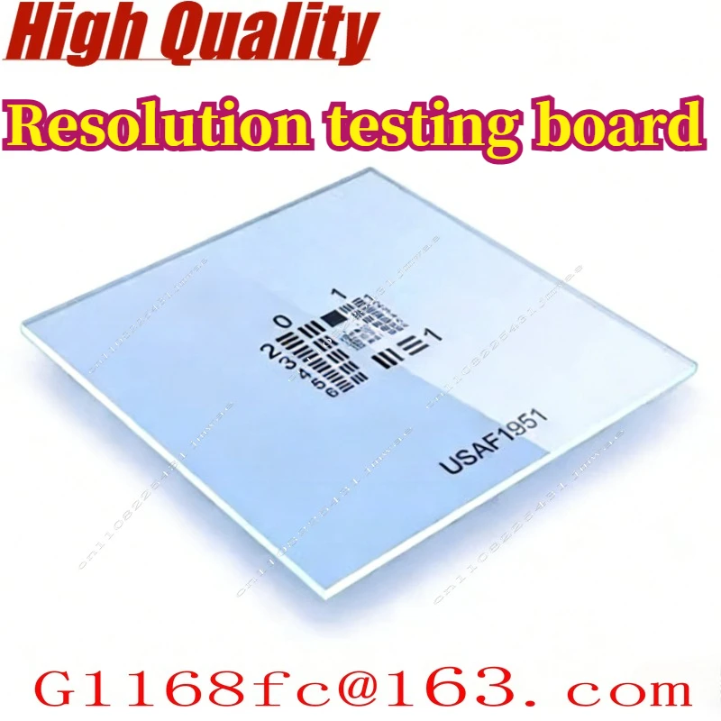 USAF1951 Resolution Test Chart Optical Resolution Plate for Endoscope Macro Lens Testing