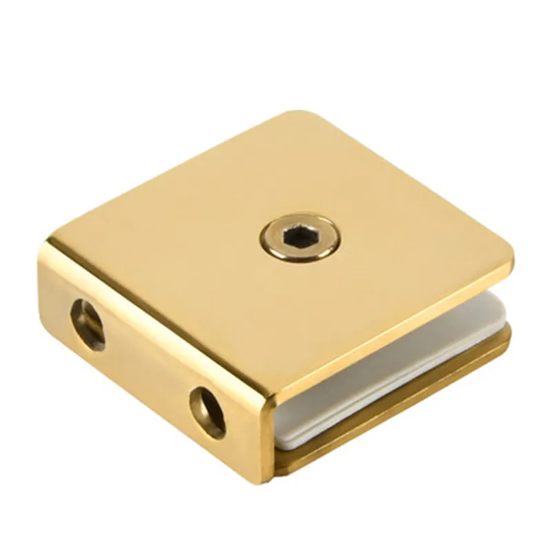 304 Aço Inoxidável Gold Fixed Clip para Duche, Titanium Angle Code, Porta Acessórios, G8261