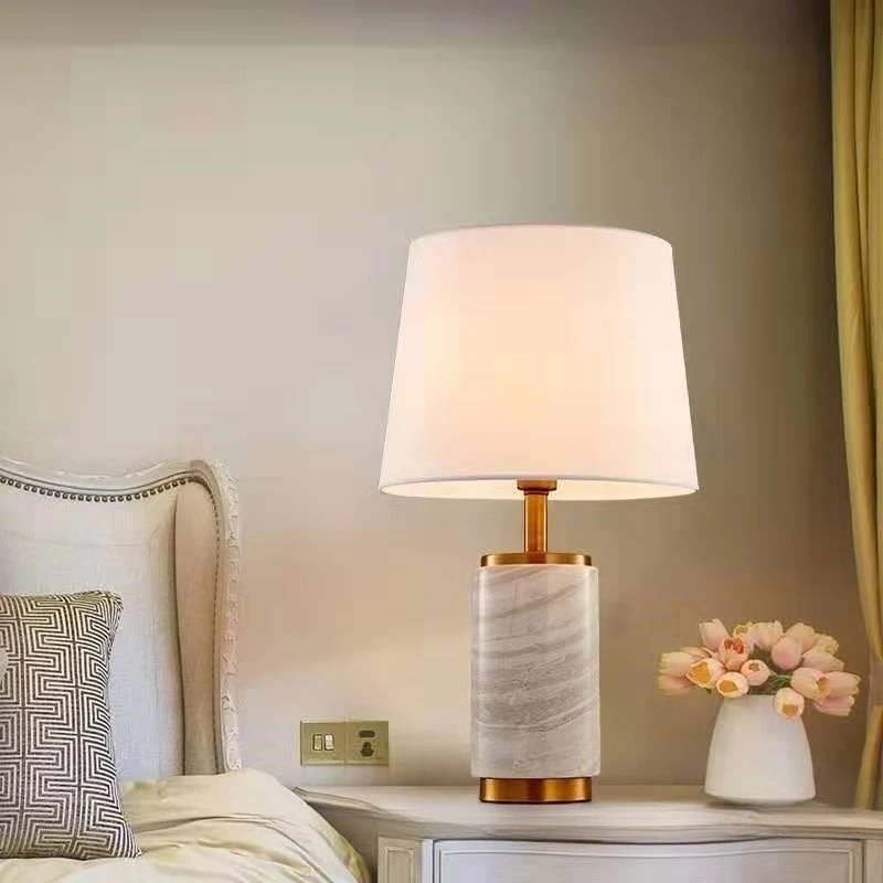 Modern Minimalist Marble Floor Lamps Grand Creativity Personalized Bedroom LED Creative Hotel Lobby Bedsides Desk Lights Decor