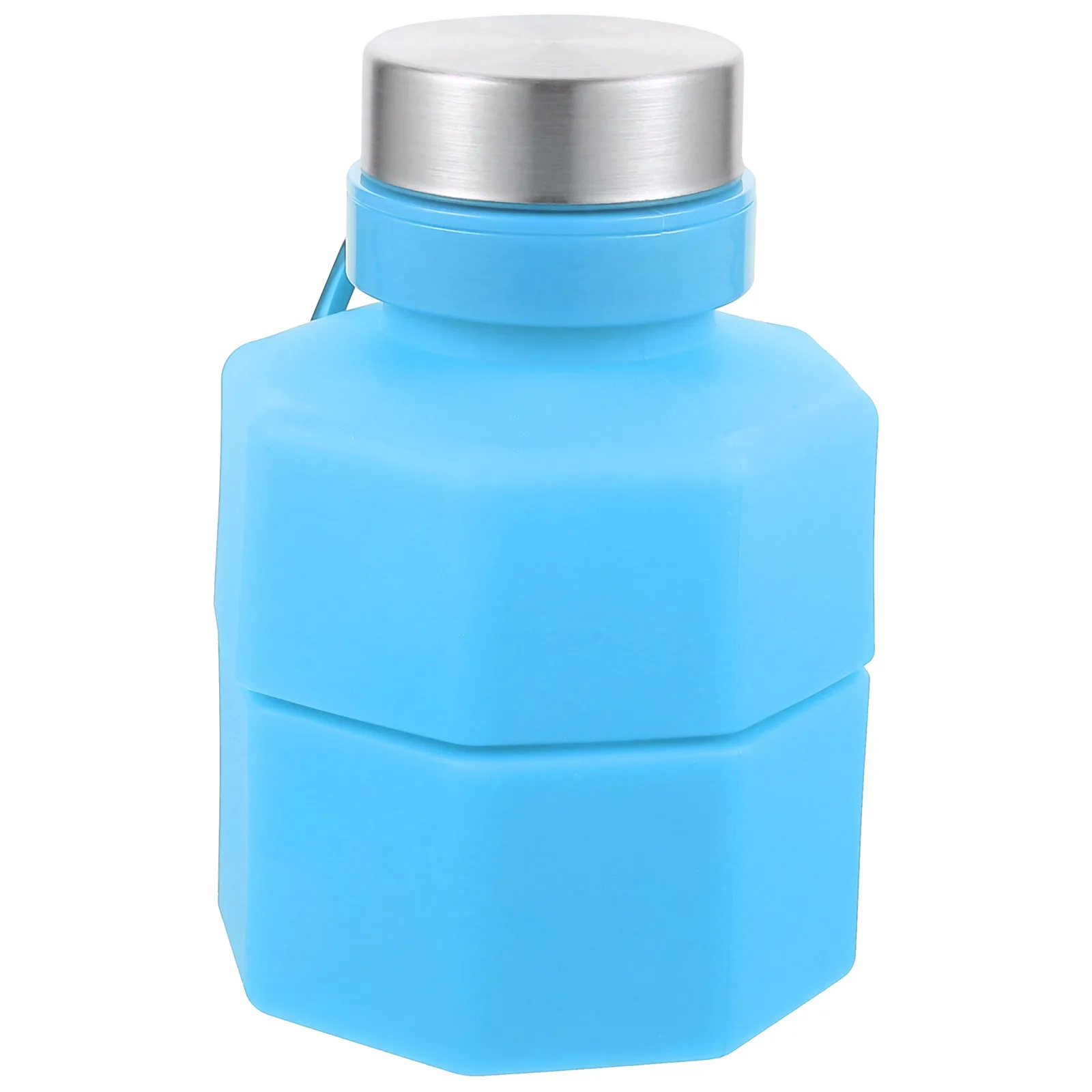 

Collapsible Water Bottles Sports Running Accessories Ring Creative Dumbbell Drinking Wrist Blue Kettle Travel