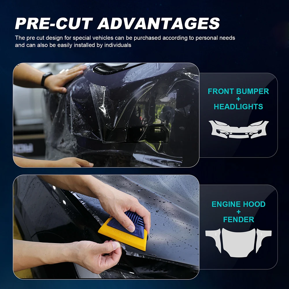 10Mil TPU Scratch Resistant Car Paint Protection Film For Tesla Model Y 2020 2021 2022 2023 2024 Clear Bra PPF Accessories