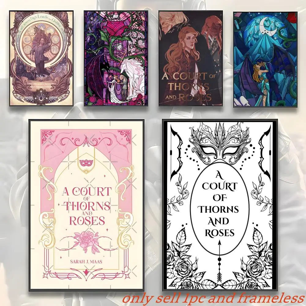Novel A-A Court of Thorns and Roses 4 Poster HD Poster Wall Art interior Hallway Home Decoration Holiday Gifts