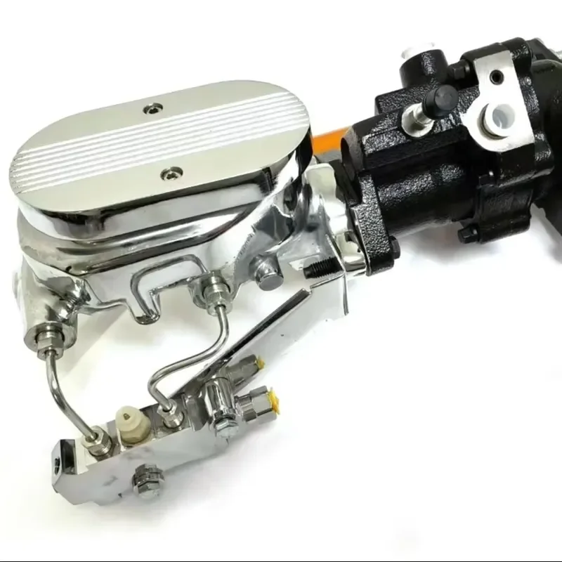 for 1964 1972 Body Black Hydraulic Power Brake Booster Milling Master Disc