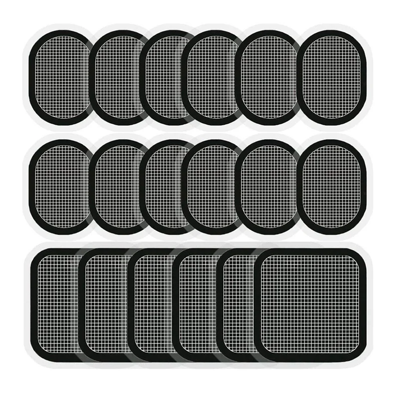 6 Pair EMS Eletric Muscle ABS Trainer Abdominal Toner Replacement Gel Sheet Pads Belt Patch For Fitness Abdominal Belts