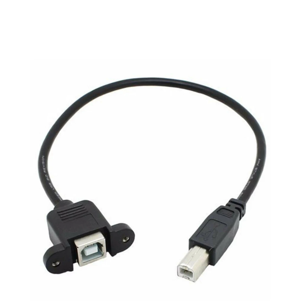 Extension Cable USB extender type B 30cm male female Mount panel extender SP