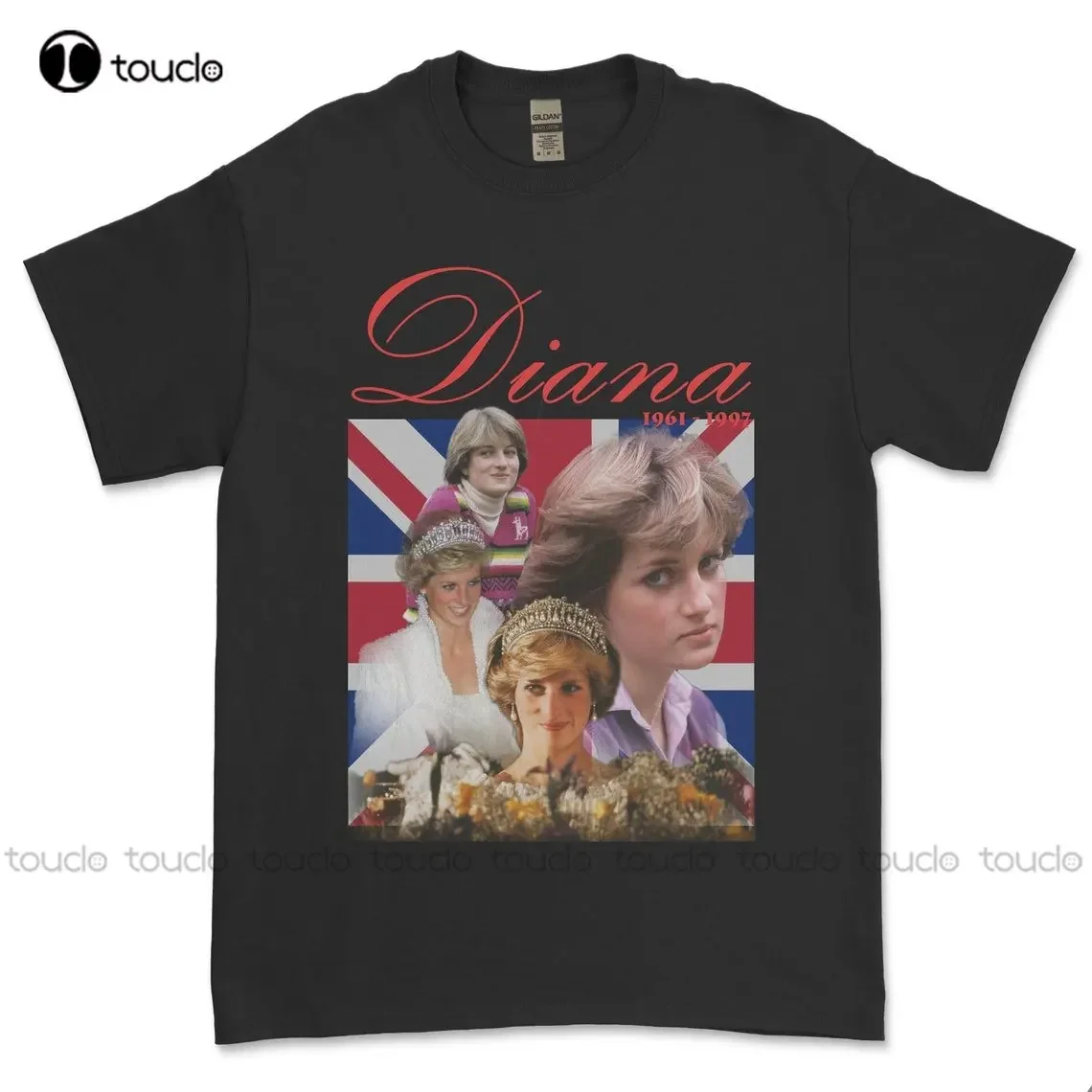 Diana Princess Shirt Iconic Figure Shirt Graphic Tees Womens Baseball Shirt Funny Art Streetwear Cartoon Tee Xs-5Xl Custom Gift