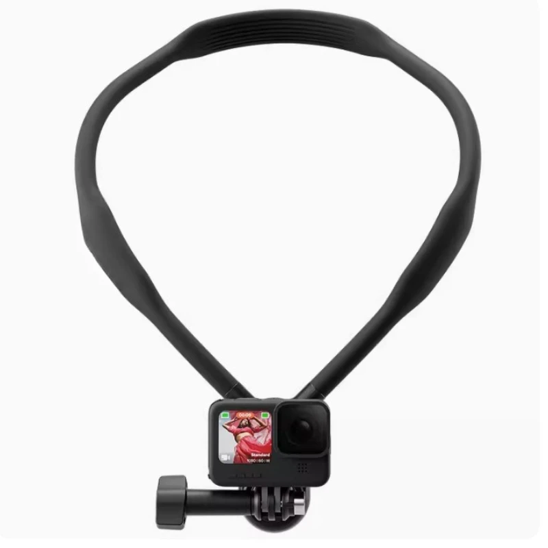 

Mobile phone action camera insta360x2x3 magnetic neck bracket, suitable for gopro11 riding