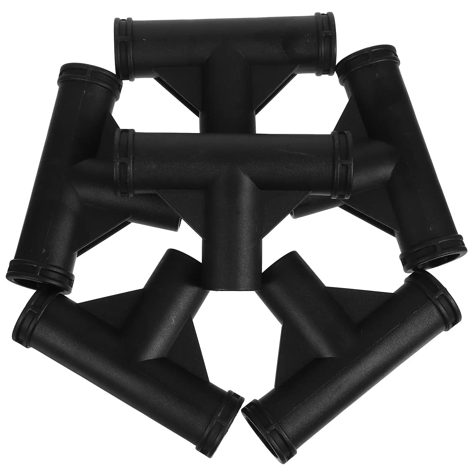 

6 Pcs Pet Camp Bed Accessories Durable Canopy Connectors Tent Support Bracket Fittings Plastic Kit Replacement Parts for Dog Cat