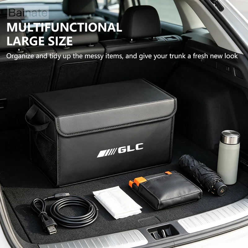 Car Trunk Travel Portable Organizer Box Folding Storage Bag For Mercedes-Benz GLC C253 C254 X253 X254 Coupe Interior Accessories