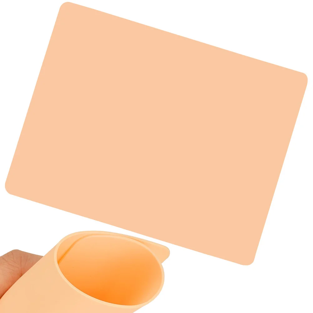 

Татуировки для практики кожи толщиной 1 мм, силиконовый манекен для макияжа, двухсторонний, многоразовый, простой в использовании, гибкий, аналогичный для человеческой кожи