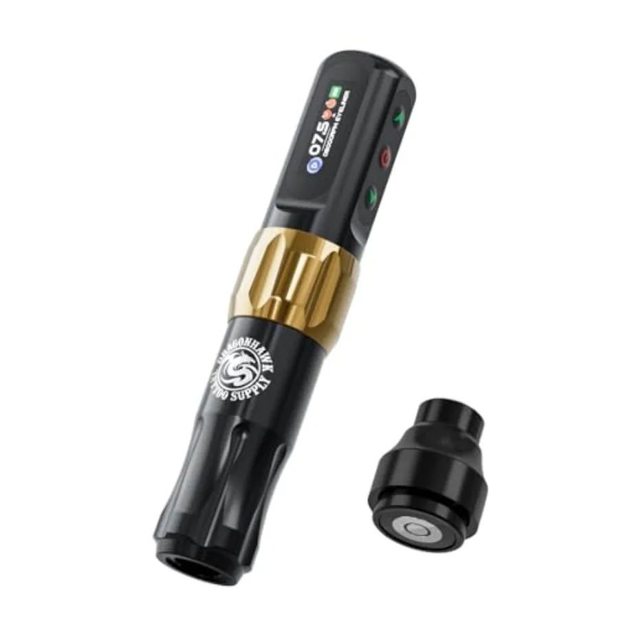 

Tattoo Pen Machine Gun Cordless Corded Permanent Makeup Device for Eyebrow Eyeliner Lip Liner Lightweight 3.88oz Professi