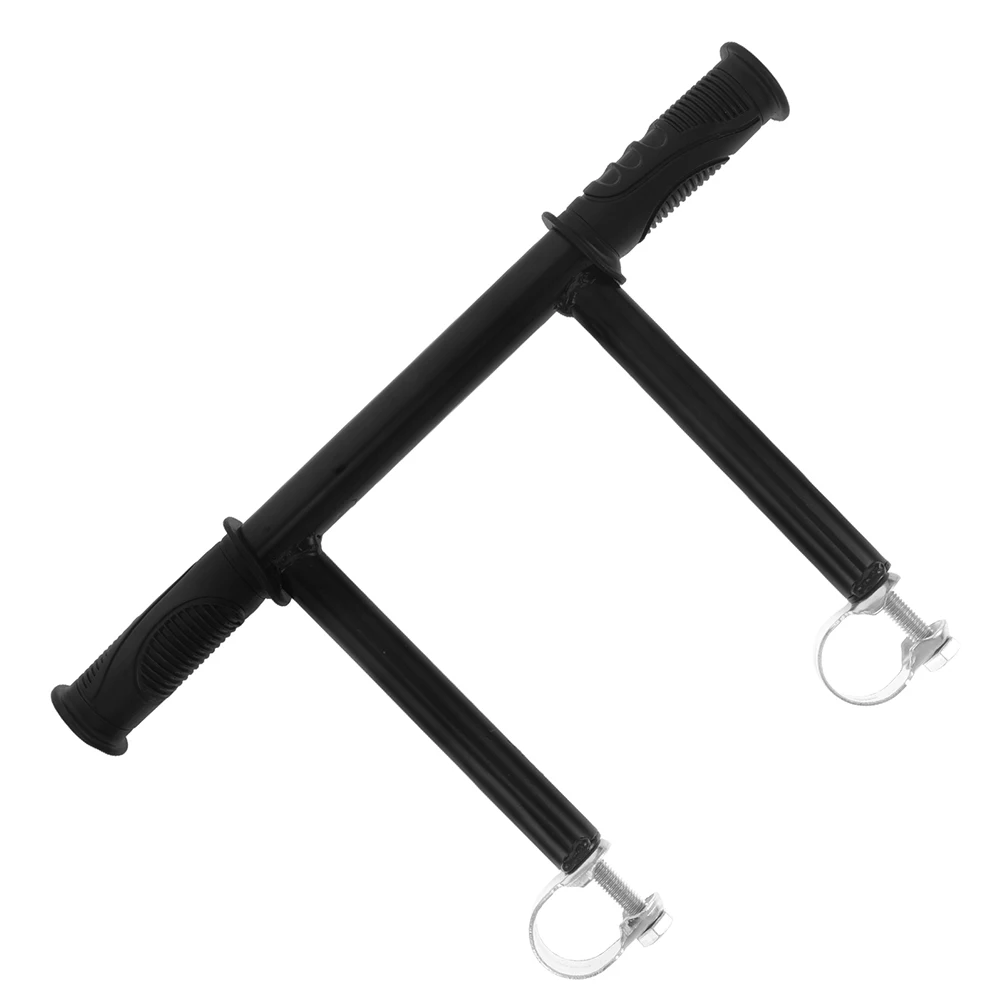 مقبض عربة الأطفال، شريط تمديد من الفولاذ المقاوم للصدأ، دعامة مريحة قابلة للتعديل لاستخدام عربة الأطفال العالمية