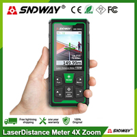 SNDWAY Digital Rangefinder Bluetooth SW-80GQ 120GQ 150GQ Laser Long Distance Meter 4X Zoom Green Laser Measure Range Finder