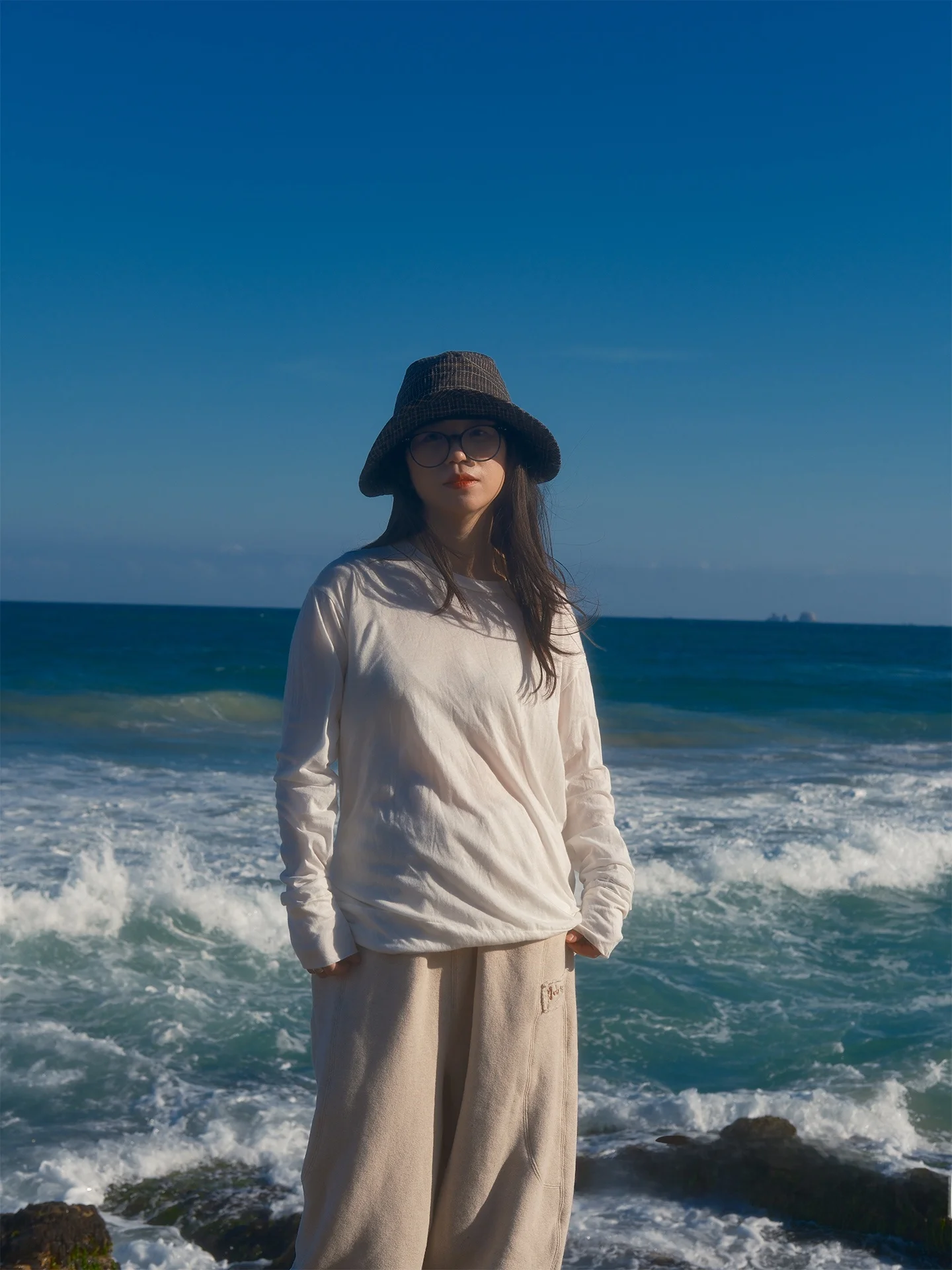 

Cloud Mist 00% хлопковая трикотажная футболка свободного кроя с длинными рукавами, мягкая, приятная для кожи, универсальная, для весеннего сезона.