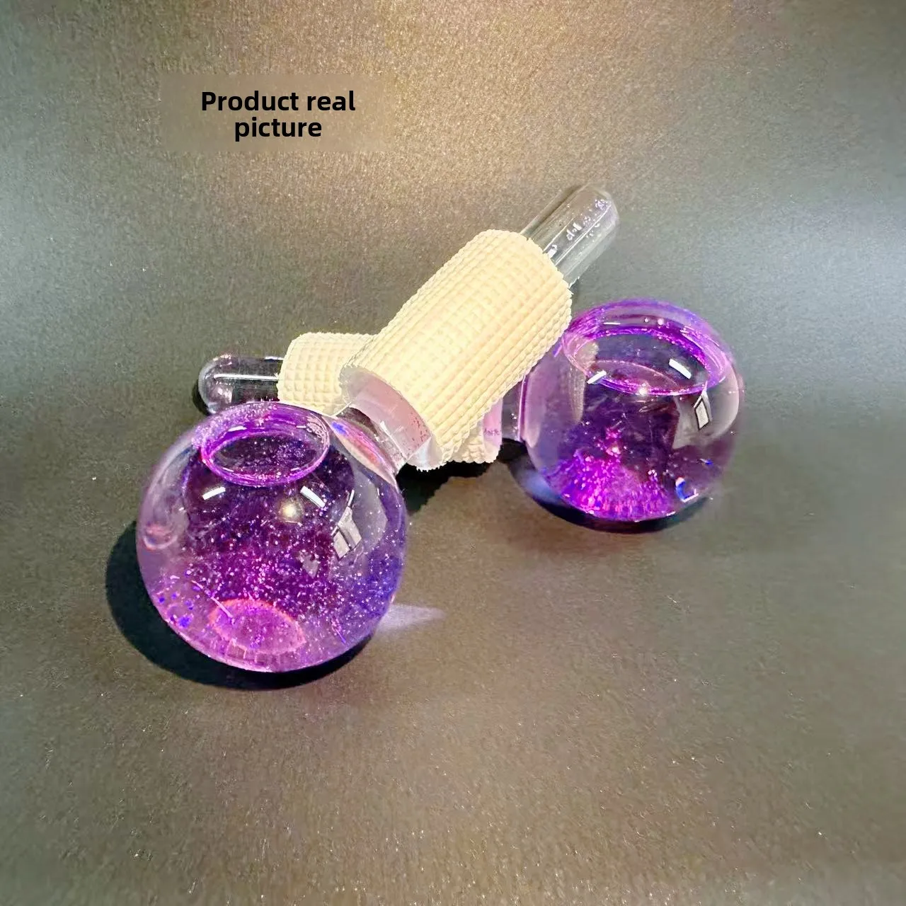 2PCS/pair Large Beauty Ice Hockey Energy Beauty Crystal Ball Facial Cooling Ice Globes Water Wave Face and Eye Massage Skin Care