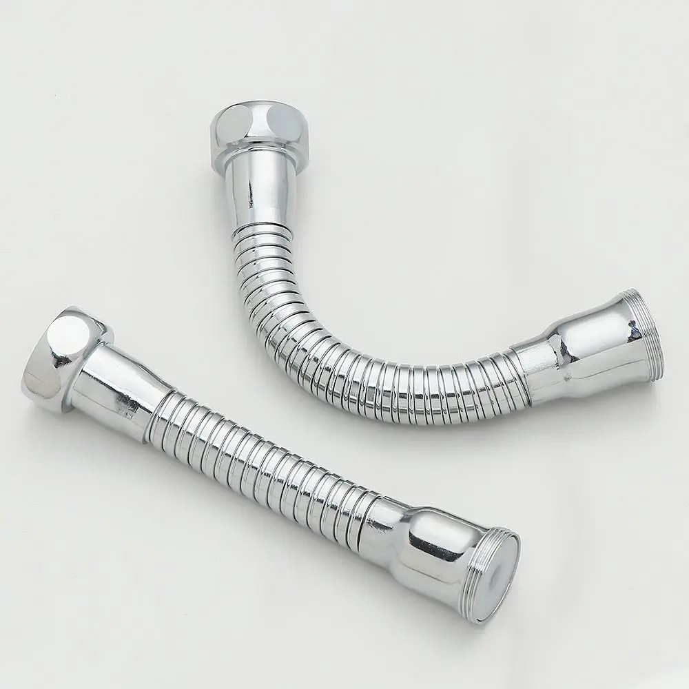 12/15cm Kitchen Faucet Tube Water Saving Kitchen Tap Extension Hose Water Faucet Adjustment Faucet Accessories Stainless Steel