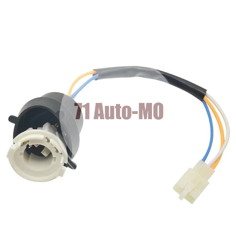 1/2Pcs BA20D Motorbike Headlight Socket Adapter Waterproof Lamp Bulb Connector Base for Off-road Motorcycle Replacement