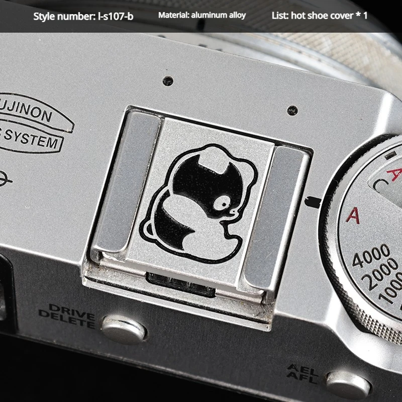 Camera hot ShoeCoverSuitable for DSLR CanonNikonFujifilm PanasonicLeica Olympus Mirrorless Metal Dust Cover Decorative Accessory