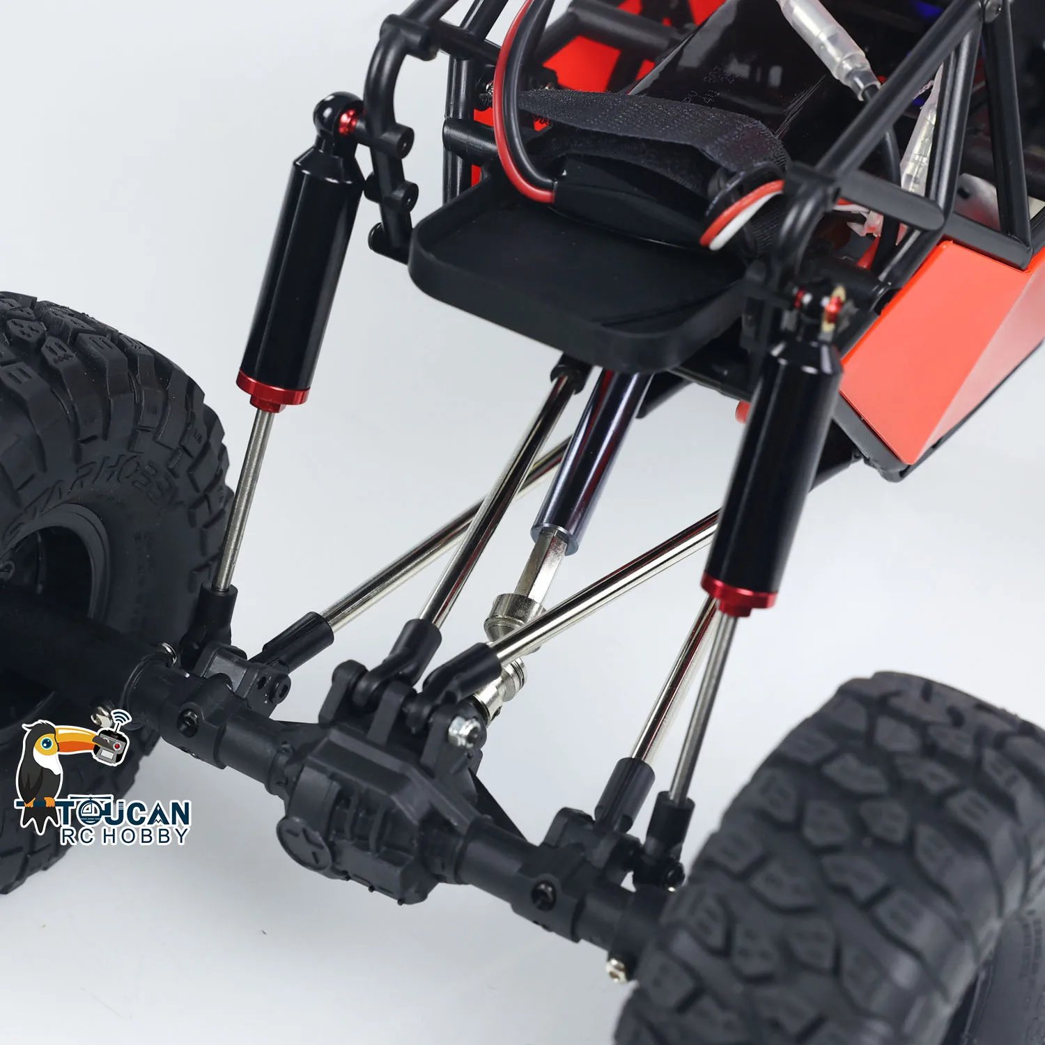 Spielzeug RTR RC-Geländewagen im Maßstab 1:10, 4 x 4 Funksteuerung, bereit zum Laufen, Rock Crawler, elektrisch lackierter fertiger LKW als Geschenk TH24039 – Detail 20