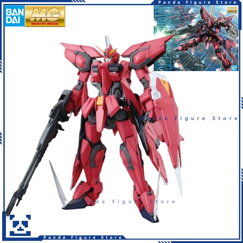 

В наличии Bandai MG 1/100 Aegis Gundam GAT-X303 экшн-фигурка GunplaBoys игрушка Mecha Модель Аниме подарок сборный комплект коллекционная