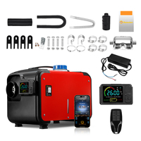 Sunster12V/24V/220V 8KW Portable Diesel Air Heater All In One Heater with LCD Monitor Parking heater for Home Car Heating Fan